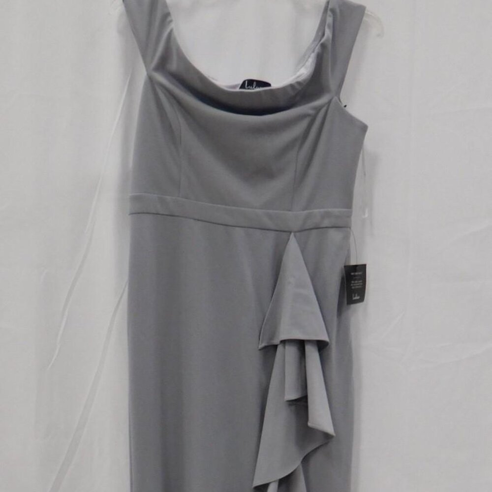 Lulus Mila Dusty Lavender Ruffled Off Shoulder Maxi Dress Women's Size XL(FS49E)